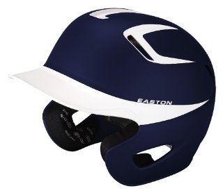 Easton Two Tone Natural Grip Senior Batting Helmet, Navy/White : Baseball Batting Helmets : Sports & Outdoors