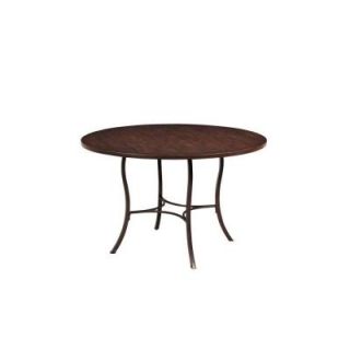 Hillsdale Furniture Cameron Metal Dining Table with Wood Top 4671DTB