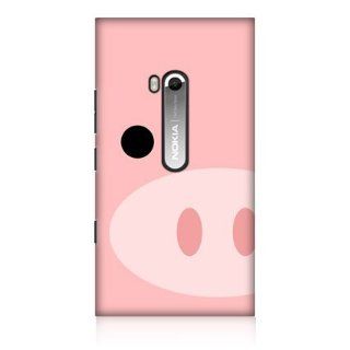 Head Case Designs Piggy Full Face Animal Design Protective Back Case For Nokia Lumia 900: Cell Phones & Accessories