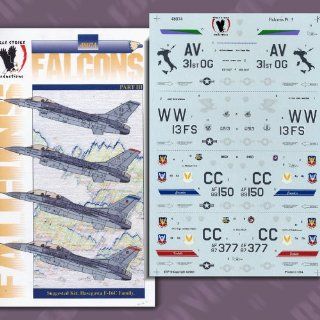 F 16 Falcons, Part 3: 13, 522, 523 FS (1/48 decals, Eagle Strike 48074): Toys & Games