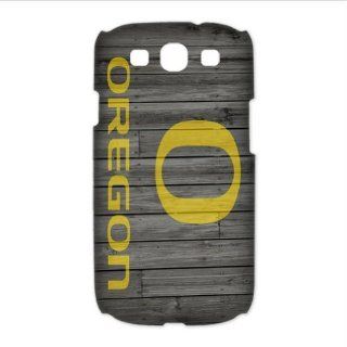 Stylish Wood Look NCAA Oregon Ducks Logo Samsung Galaxy S3 i9300 3D Cases Covers: Cell Phones & Accessories