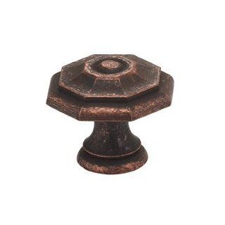 Omnia 9145/30 VC Vintage Copper Knobs 1 3/16" Mushroom Cabinet Knob from the Solid Brass Collection   Cabinet And Furniture Knobs  