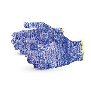 Superior SNW/CPD Emerald CX Nylon/Polyester/Cotton/Stainless Steel Wire Core Composite Knit Glove with PVC Dotted Palms, Work, Cut Resistant, 7 Gauge Thickness, X Large, Speckled Blue (Pack of 1 Pair): Cut Resistant Safety Gloves: Industrial & Scientif