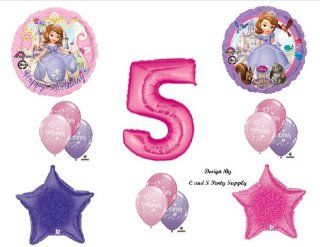 Disney's SOFIA THE FIRST FIFTH 5TH Happy Birthday PARTY Balloons Decorations Supplies 