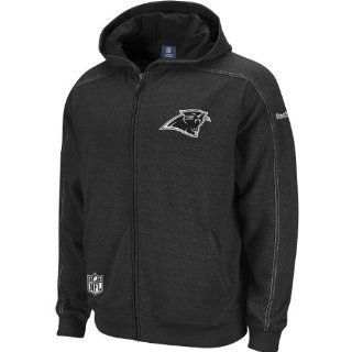 Reebok Carolina Panthers Sideline Static Storm Hooded Sweatshirt Large : Sports & Outdoors