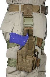 Specter Gear Tactical Thigh Holster, Left Hand, S&W M&P 9/40 4.25in BBL   Coyote 530 530 LH COY  Gun Holsters  Sports & Outdoors