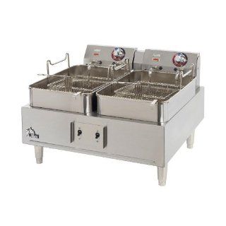 Star Max 530TF 30 Pound Twin Pot Commercial Countertop Deep Fryer 11,500W: Kitchen & Dining