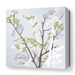 Inhabit Rhythm Ailanthus Stretched Graphic Art on Canvas in Sky AILS Size 16