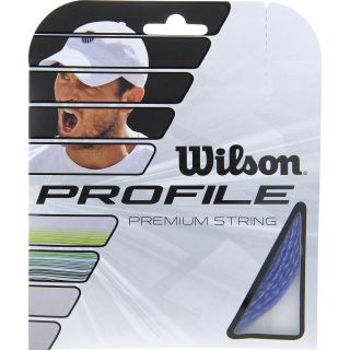 WILSON Profile Premium Tennis String   16 Gauge   Size: 4016g, Silver