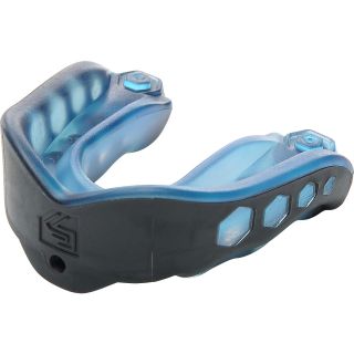 SHOCK DOCTOR Adult Gel Max Convertible Mouthguard   Size: Adult, Blue/black