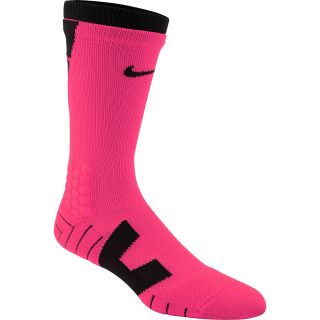 NIKE Mens Vapor Football Crew Socks   Size: Xl, Pink/black