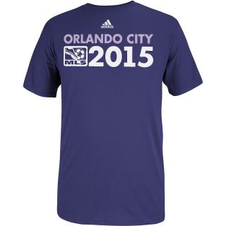 adidas Mens MLS Orlando City 2015 Short Sleeve T Shirt   Size: Medium, Purple