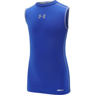UNDER ARMOUR Boys HeatGear Sonic Fitted Sleeveless T Shirt   Size: XS/Extra