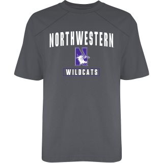 T SHIRT INTERNATIONAL Mens Northwestern Wildcats Fitness Short Sleeve T Shirt  
