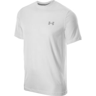 UNDER ARMOUR Mens Charged Cotton Short Sleeve T Shirt   Size: Medium, White