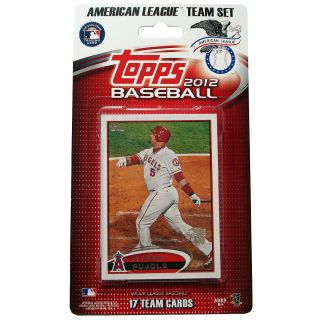 Topps 2012 MLB All Star American League Official Team Baseball Card Set of 17