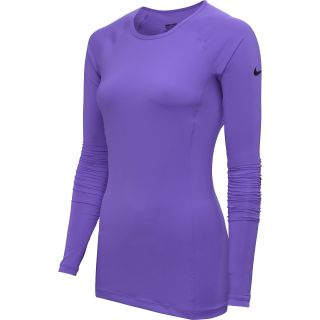 NIKE Womens Pro Essentials Hybrid 2 Long Sleeve T Shirt   Size: Small, Electro