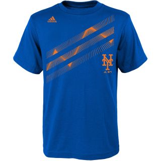 adidas Youth New York Mets Laser Field Short Sleeve T Shirt   Size: Medium