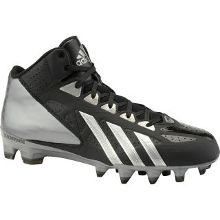adidas Mens Filthy Quick Mid Football Cleats   Size: 10, Black/white