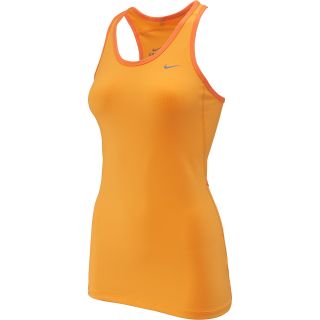 NIKE Womens Solid Long Stretch Distance Running Tank   Size: Xl, Atomic