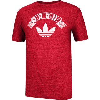 adidas Mens New York Red Bulls Tri Blend Represent Short Sleeve T Shirt   Size: