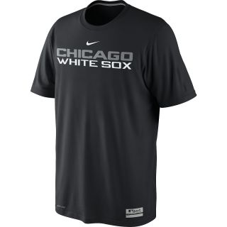 NIKE Mens Chicago White Sox AC Dri FIT Legend Logo Short Sleeve T Shirt   Size: