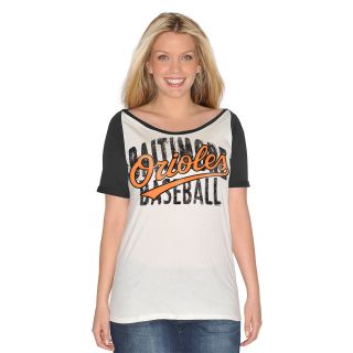G III Womens Baltimore Orioles Dinger Short Sleeve T Shirt   Size: Large
