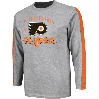 MAJESTIC ATHLETIC Youth Philadelphia Flyers Breaking Pass Long Sleeve T Shirt  