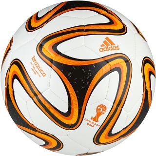 adidas Brazuca 2014 Glider White/Black Soccer Ball   Size 3, White/black