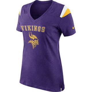 NIKE Womens Minnesota Vikings Fan V Neck T Shirt   Size: XS/Extra Small,