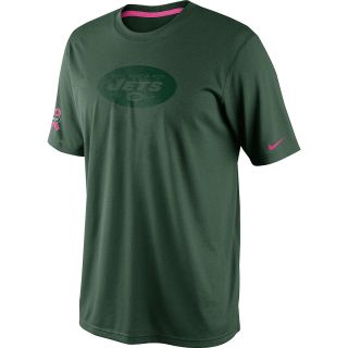 NIKE Mens New York Jets Breast Cancer Awareness Legend T Shirt   Size: Large,