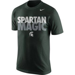 NIKE Mens Michigan State Spartans Select Sun Short Sleeve T Shirt   Size: 2xl,