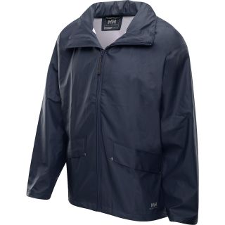 HELLY HANSEN Voss Waterproof Jacket   Size: Large, Navy