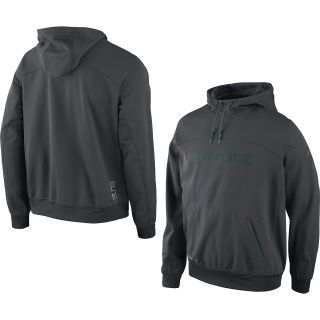 NIKE Mens Michigan State Spartans Basketball Pullover Performance Hoody   Size: