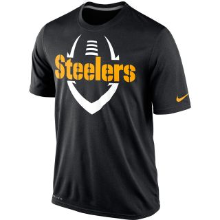 NIKE Mens Pittsburgh Steelers Dri FIT Legend Icon Short Sleeve T Shirt   Size: