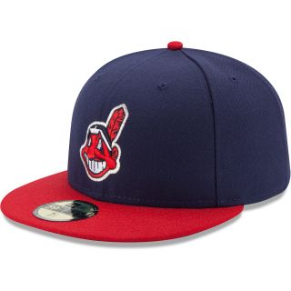 NEW ERA Mens Cleveland Indians 2014 Authentic Collection Home 59FIFTY Fitted