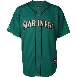 Majestic Athletic Seattle Mariners Blank Replica Alternate Green Jersey   Size: