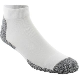 Thorlo Womens Thin Cushion Mini Crew Running Socks   Size: Medium, White