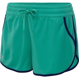 UNDER ARMOUR Womens Rally Shorts   Size: Large, Emerald Lake/caspian
