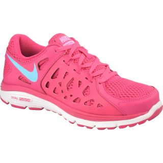 NIKE Womens Dual Fusion Run 2 Running Shoes   Size 8.5, Vivid Pink/pink