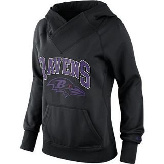 NIKE Womens Baltimore Ravens All Time Therma FIT Hoody   Size: Small,