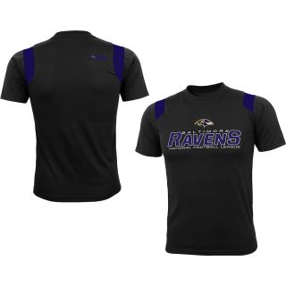 NFL Team Apparel Youth Baltimore Ravens Wordmark Short Sleeve T Shirt   Size: