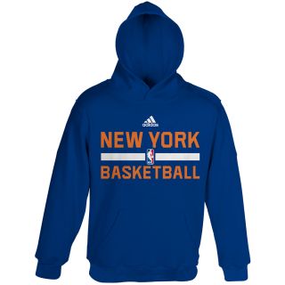 adidas Youth New York Knicks Practice Logo Fleece Hoody   Size: Small