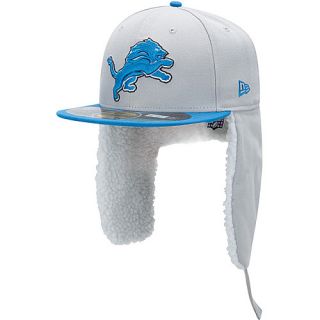 NEW ERA Mens Detroit Lions On Field Dog Ear 59FIFTY Fitted Cap   Size 7.375,