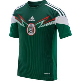 adidas Youth Mexico 2014 World Cup Home Replica Soccer Jersey   Size Smallreg,