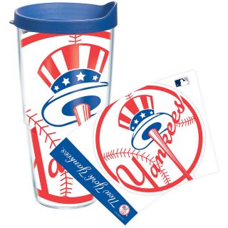 TERVIS TUMBLER New York Yankees 24 Ounce Colossal Wrap Tumbler   Size: 24oz
