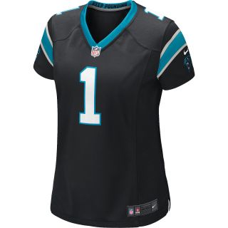 NIKE Womens Carolina Panthers Cam Newton Game Team Color Jersey   Size: Large,