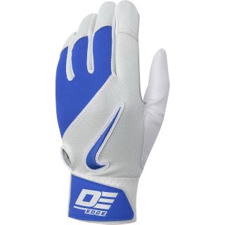 NIKE Diamond Elite Edge Adult Baseball Batting Gloves   Size: Small, White/royal