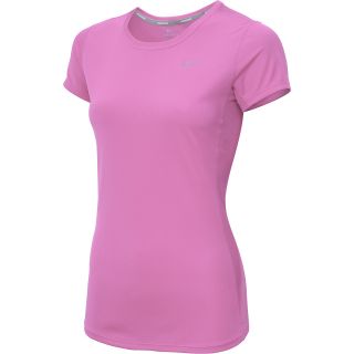 NIKE Womens Challenger Short Sleeve Running T Shirt   Size: Large, Red
