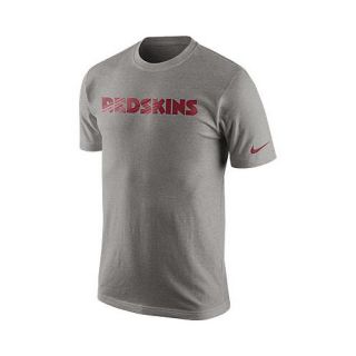 NIKE Mens Washington Redskins Wordmark Short Sleeve T Shirt   Size: Large, Dk.